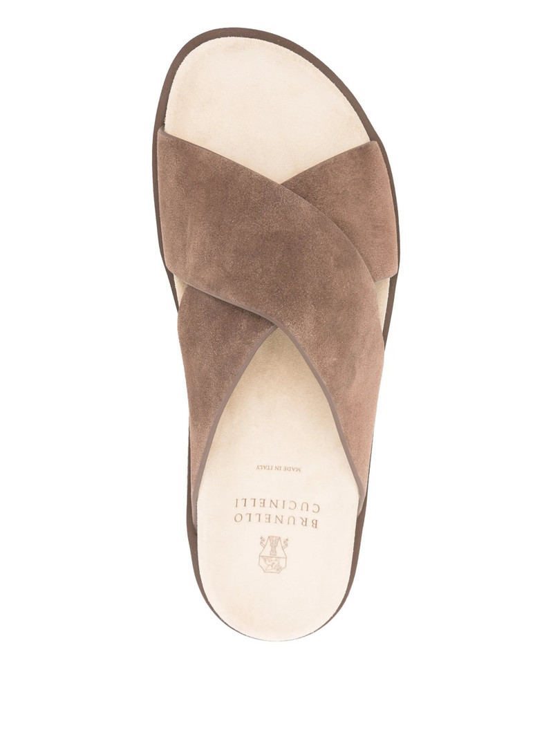 Brunello Cucinelli Brunello Cucinelli Crossover-strap Sandals outlook