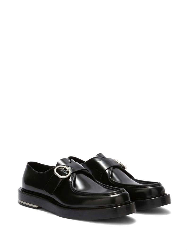 Jil Sander leather loafers outlook