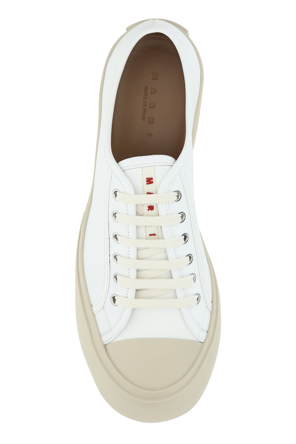 White leather Pablo sneakers - 4