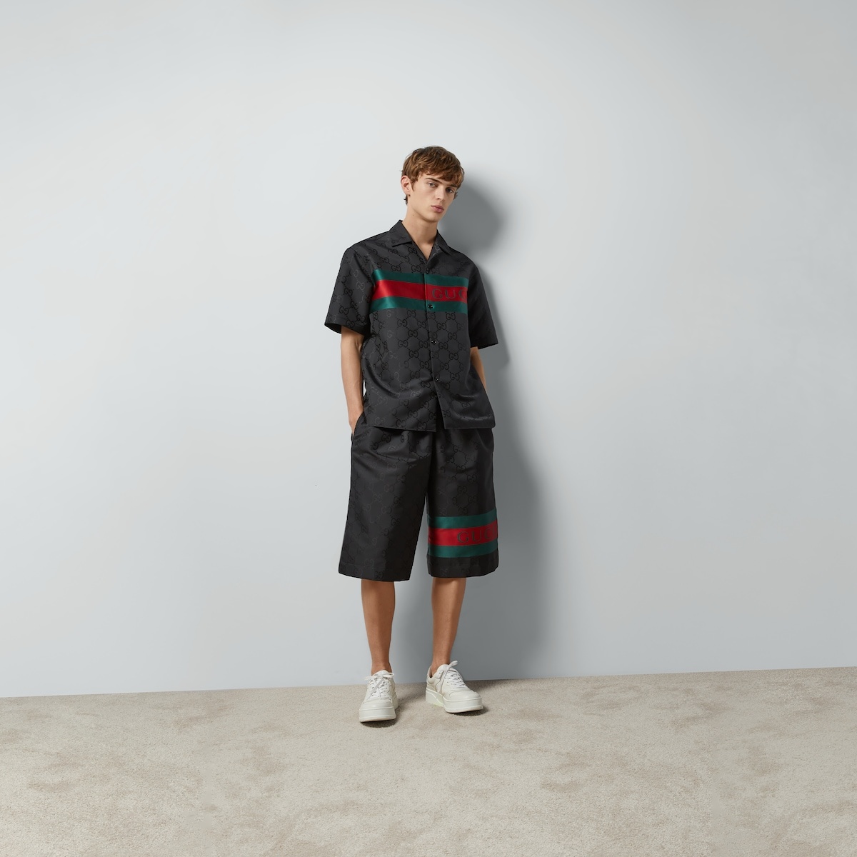 GUCCI GG nylon jacquard shirt | REVERSIBLE