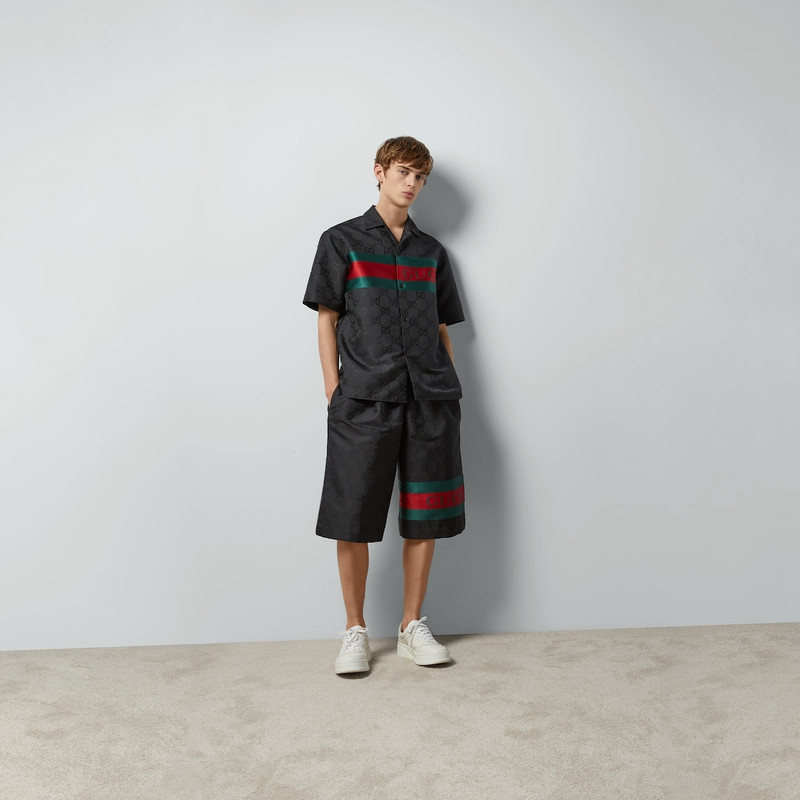 GUCCI GG nylon jacquard shirt outlook