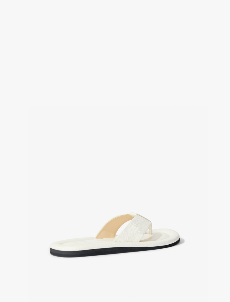 Proenza Schouler Cooper Flip Flop Sandals in Grainy Leather outlook