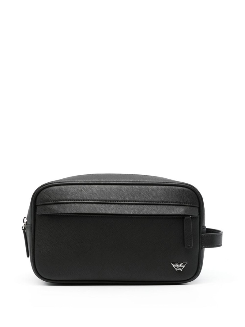 logo-plaque wash bag 1