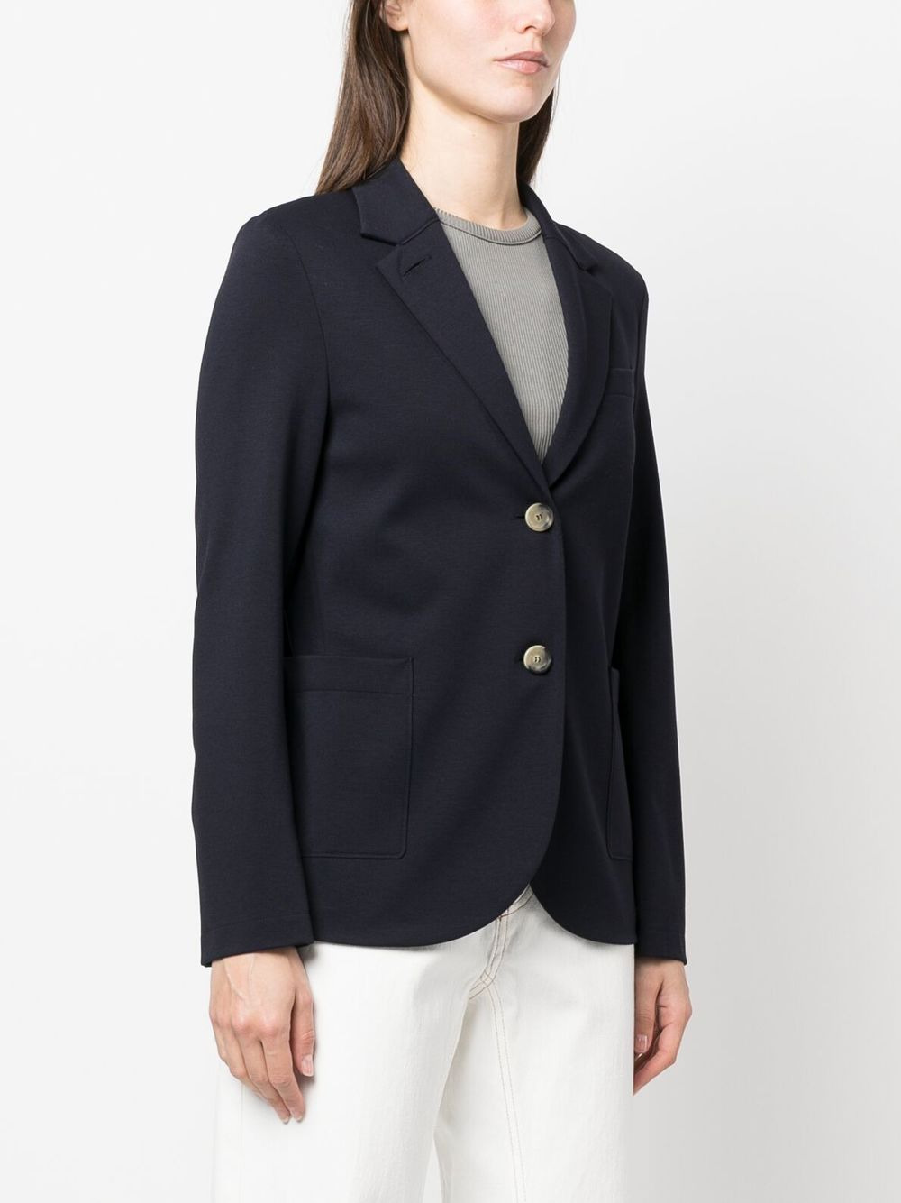 round hem blazer - 3