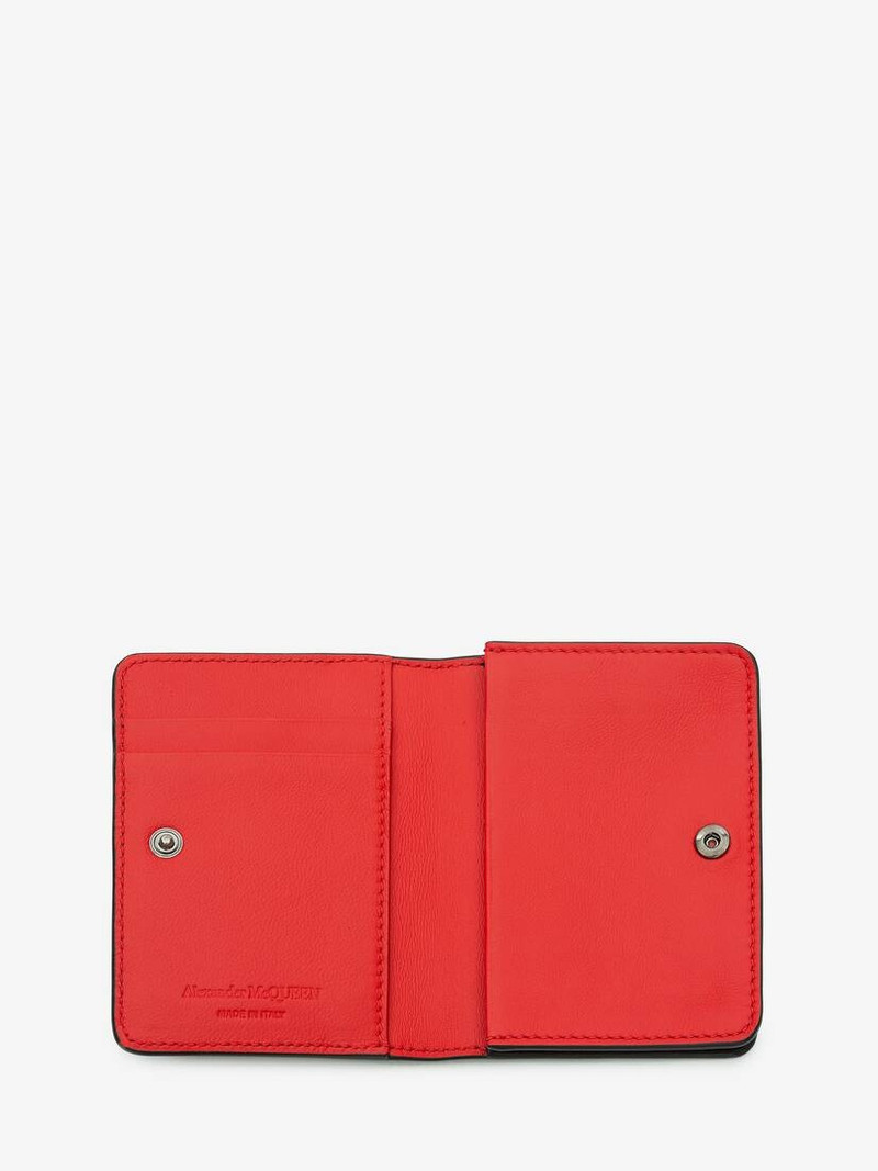 Alexander McQueen Alexander Mcqueen Business Cardholder in Black/red outlook