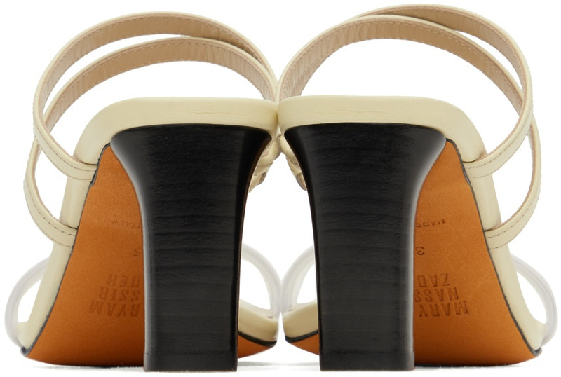 MARYAM NASSIR ZADEH Off-White Samantha Heeled Sandals outlook
