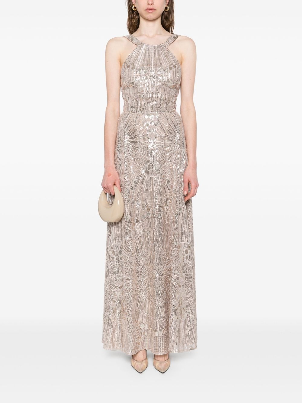 sequin-embellished maxi dress - 2