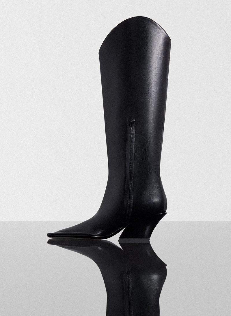 MUGLER black Santiag boots outlook