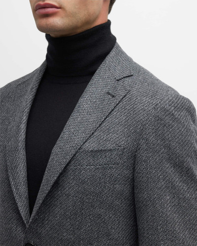 Canali Men's Wool Step-Weave Sport Coat outlook