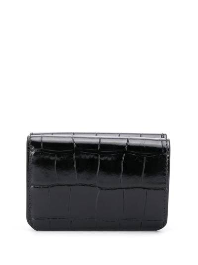 BALENCIAGA logo print leather wallet outlook