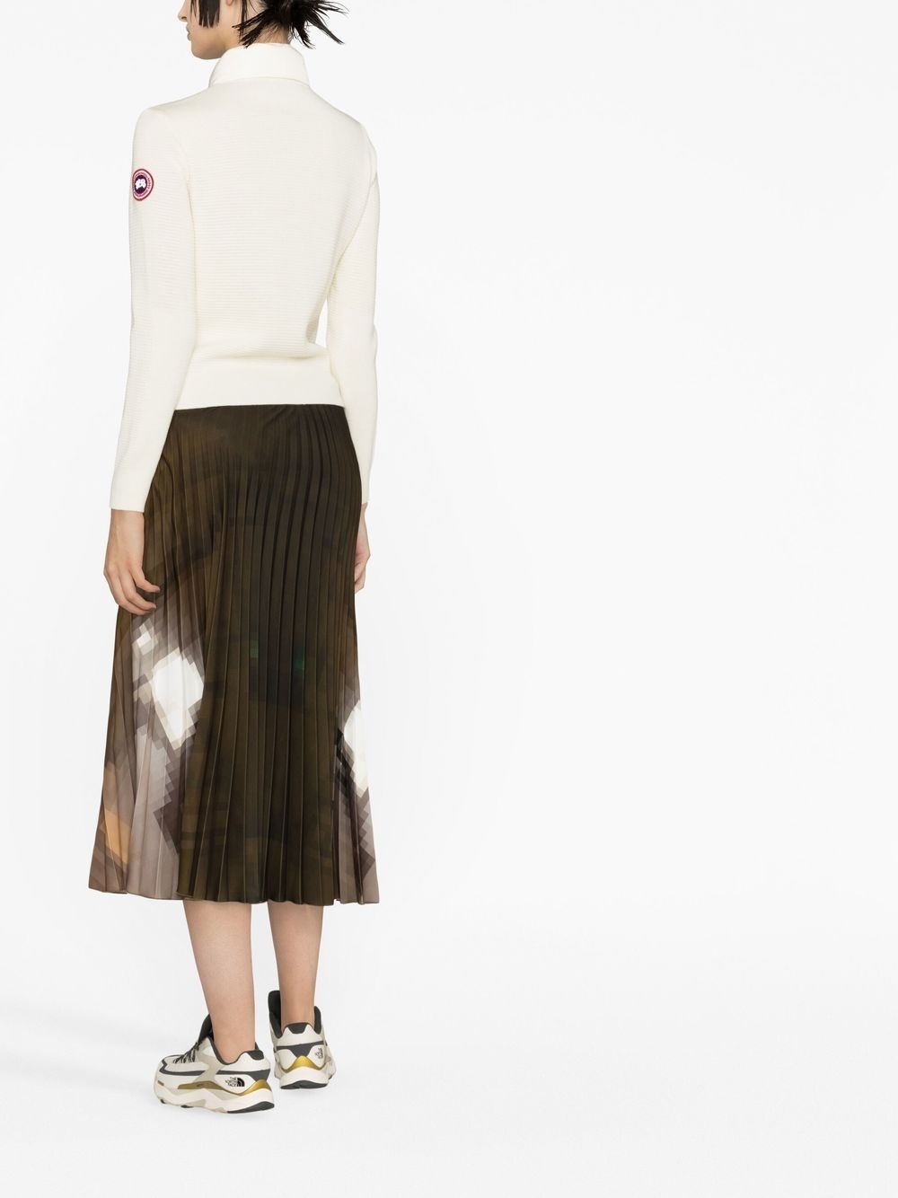 quilted knit jacket - 4