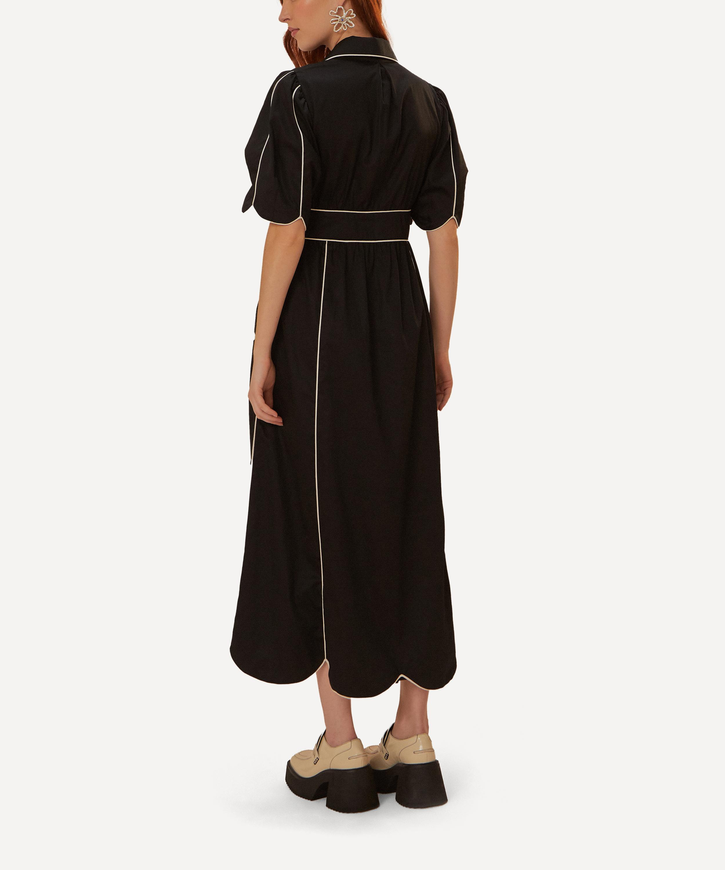 Short Sleeve Midi Dress - 2