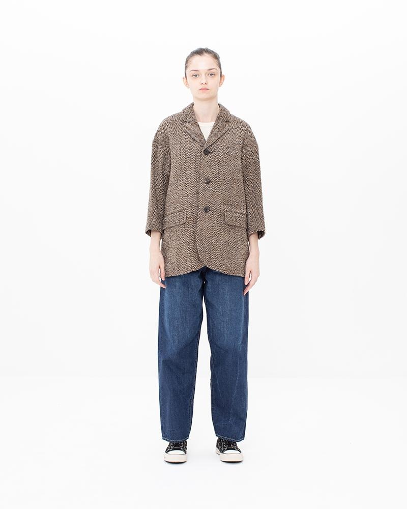 HAMMONS JKT (SILK) W BROWN - 3