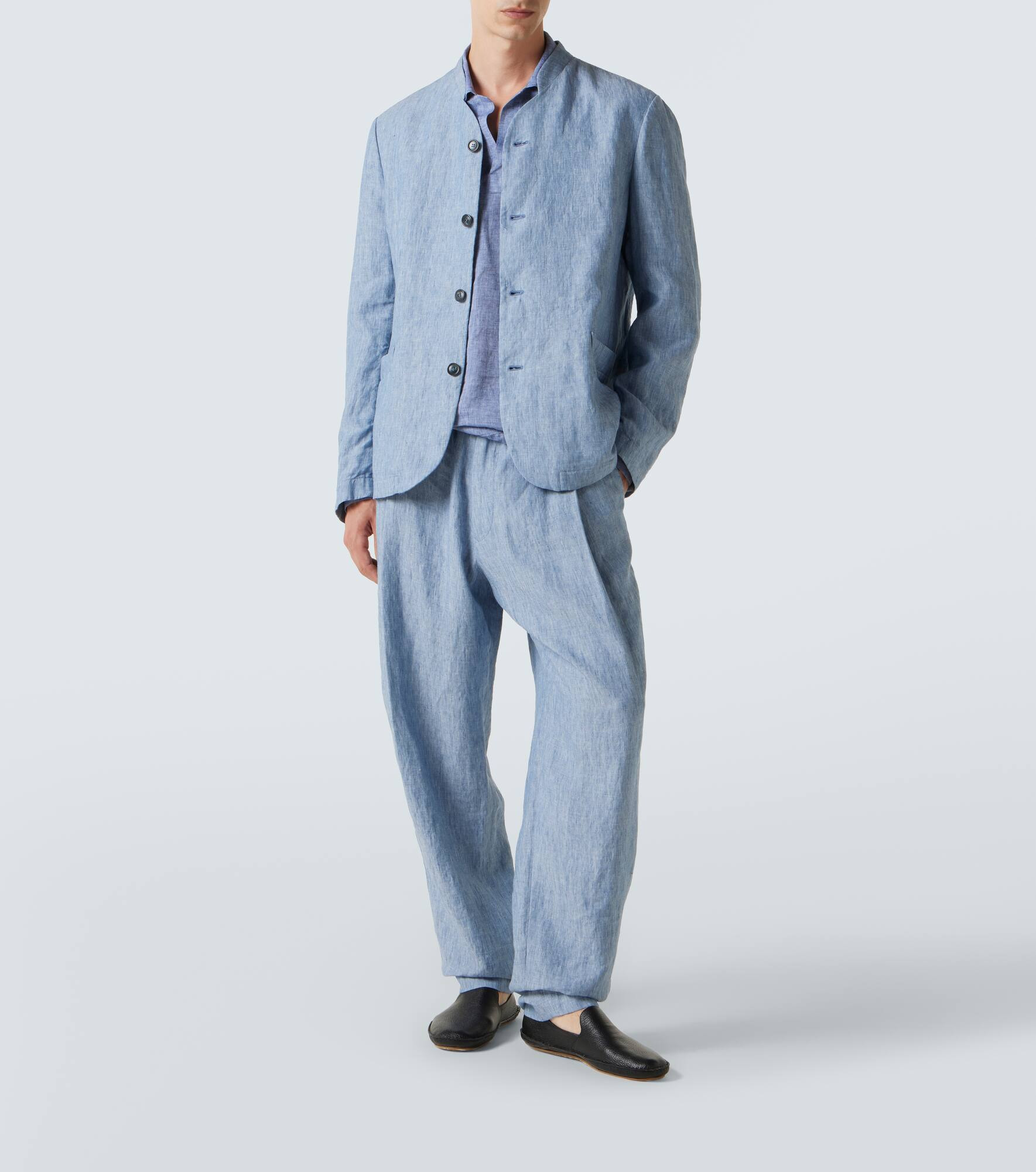 Linen polo shirt - 2