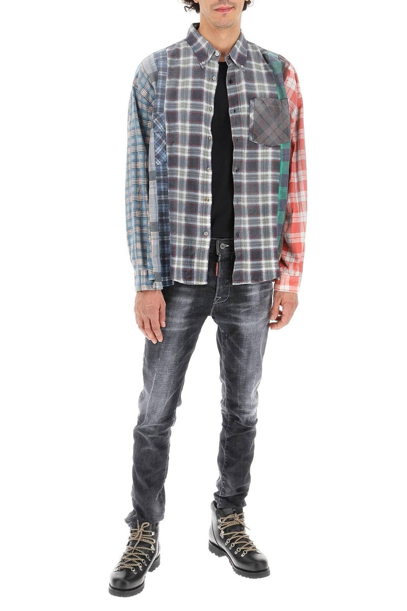 NEEDLES 'REBUILD' PATCHWORK FLANNEL SHIRT NEEDLES outlook