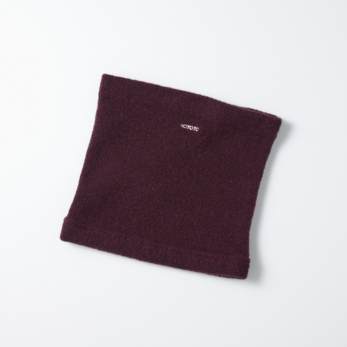 ROT-5134-BOR ROTOTO - MOF Neck Warmer Scarf - Bordeaux - 1