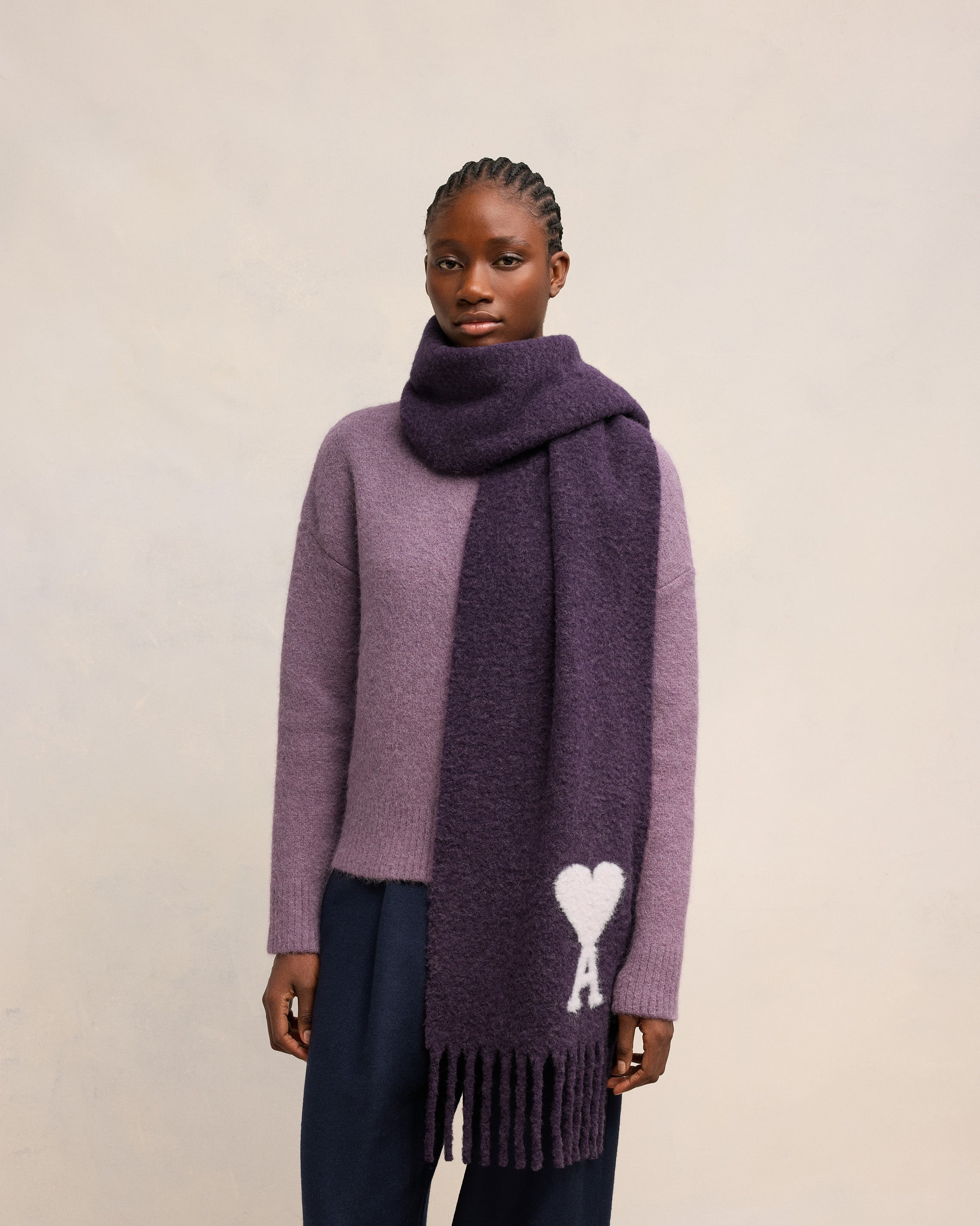 OVERSIZED AMI DE COEUR SCARF - 2