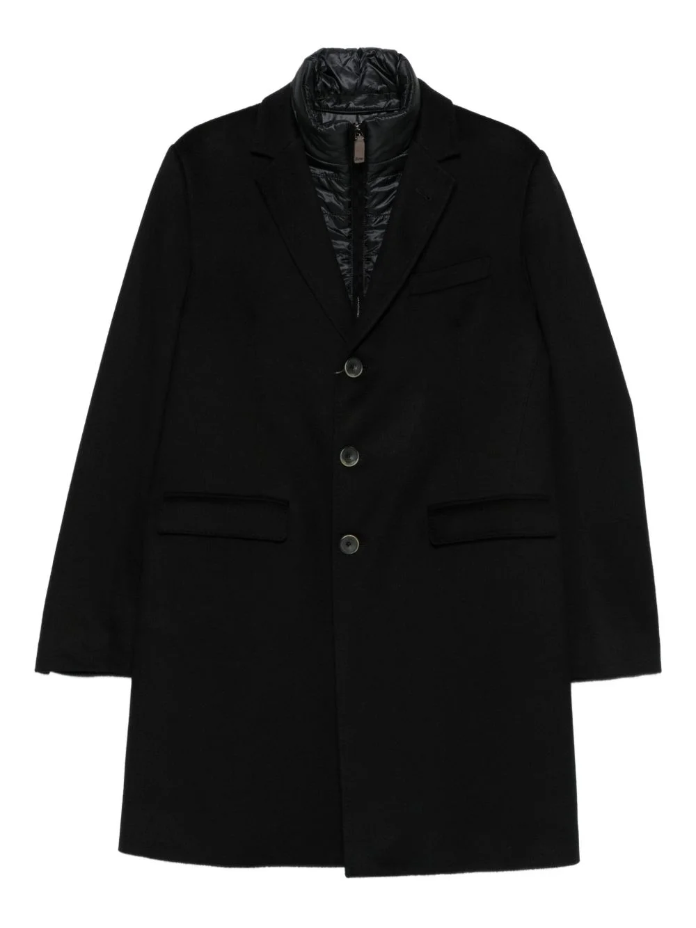 detachable-liner button coat - 1