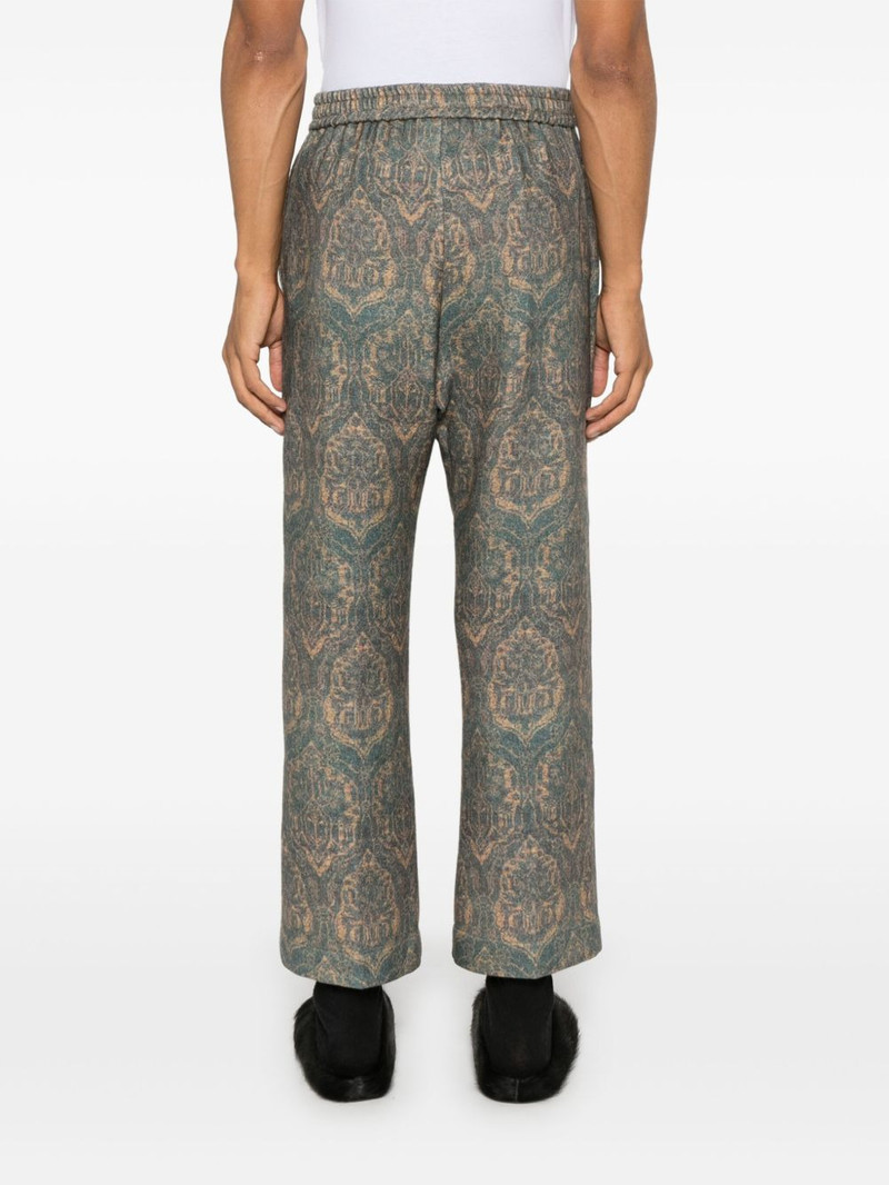 graphic-print trousers 4