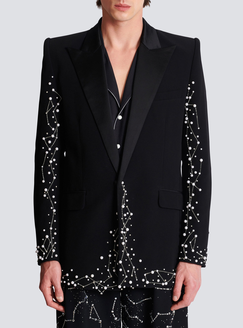 1-button jacket with Constellation embroidery 5