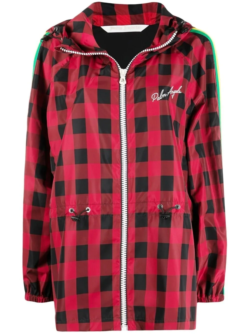 embroidered-logo windbreaker - 1
