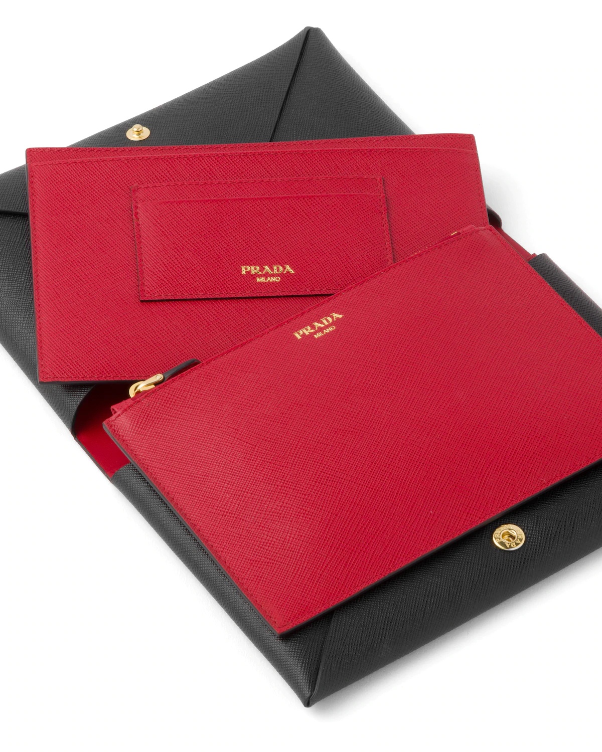 Small Saffiano leather document holder - 2