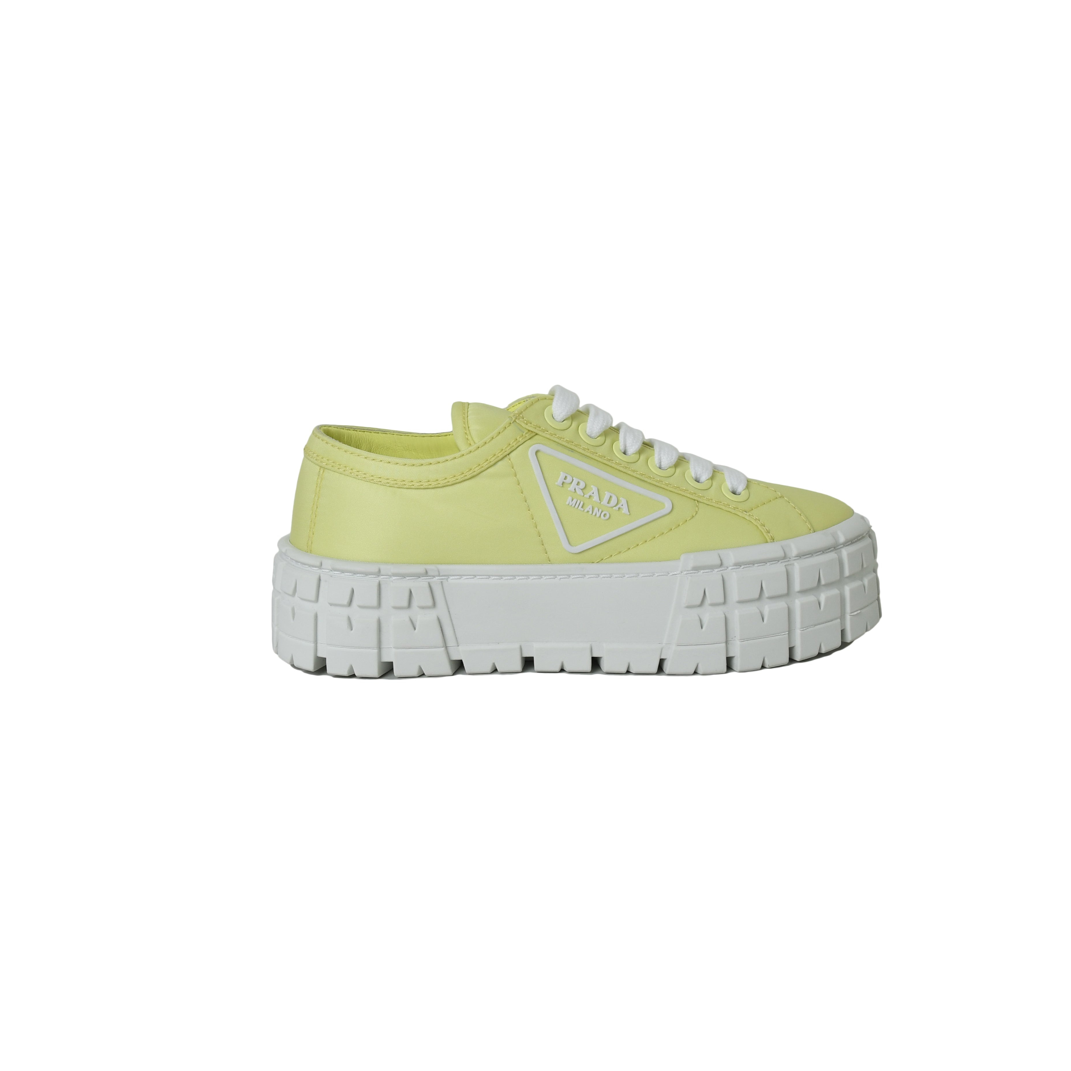 Prada Calzature Donna Nylon Gabardine 1 Narciso Yellow - 2