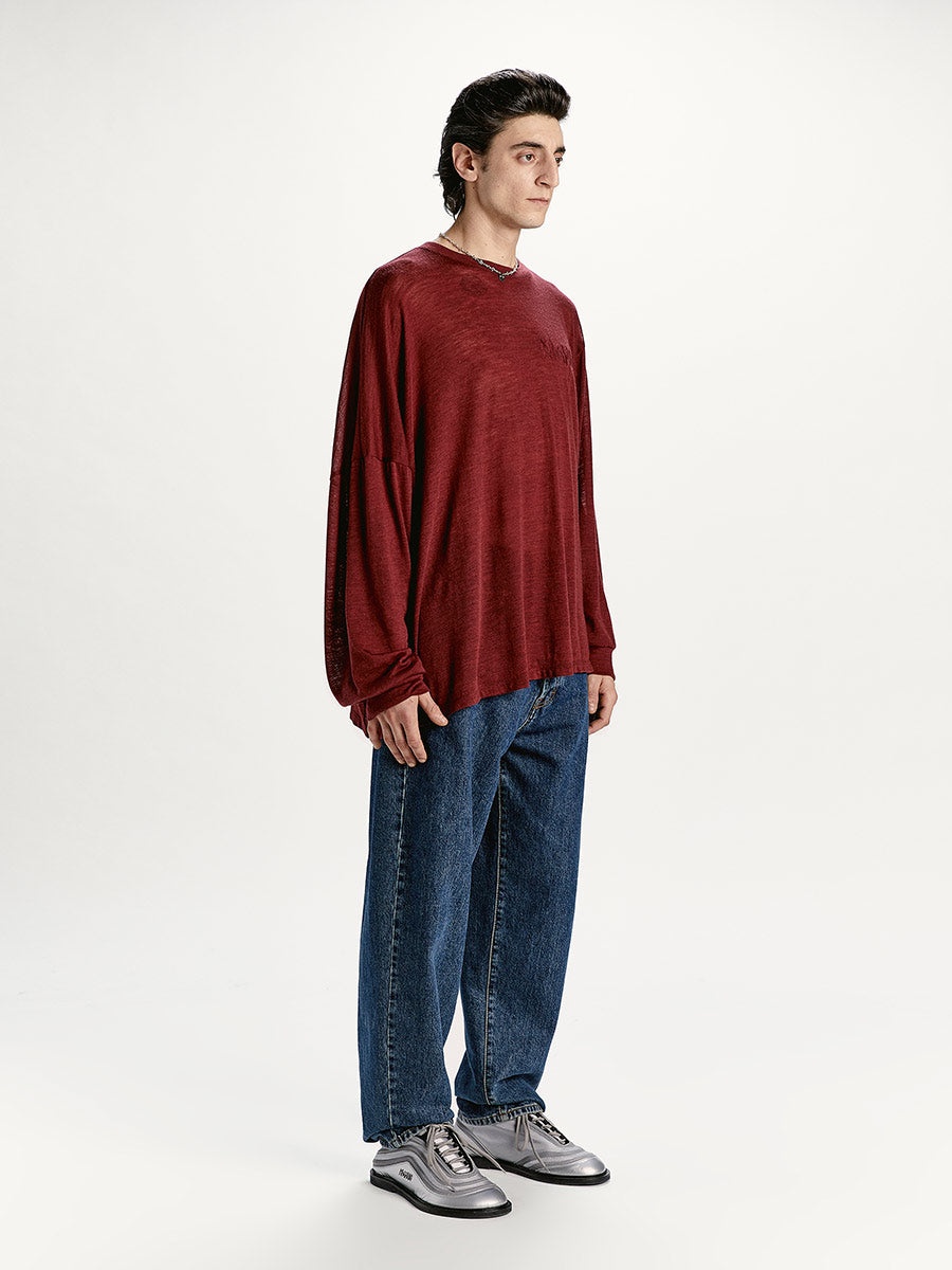 Signature Twisted Tee Red - 4