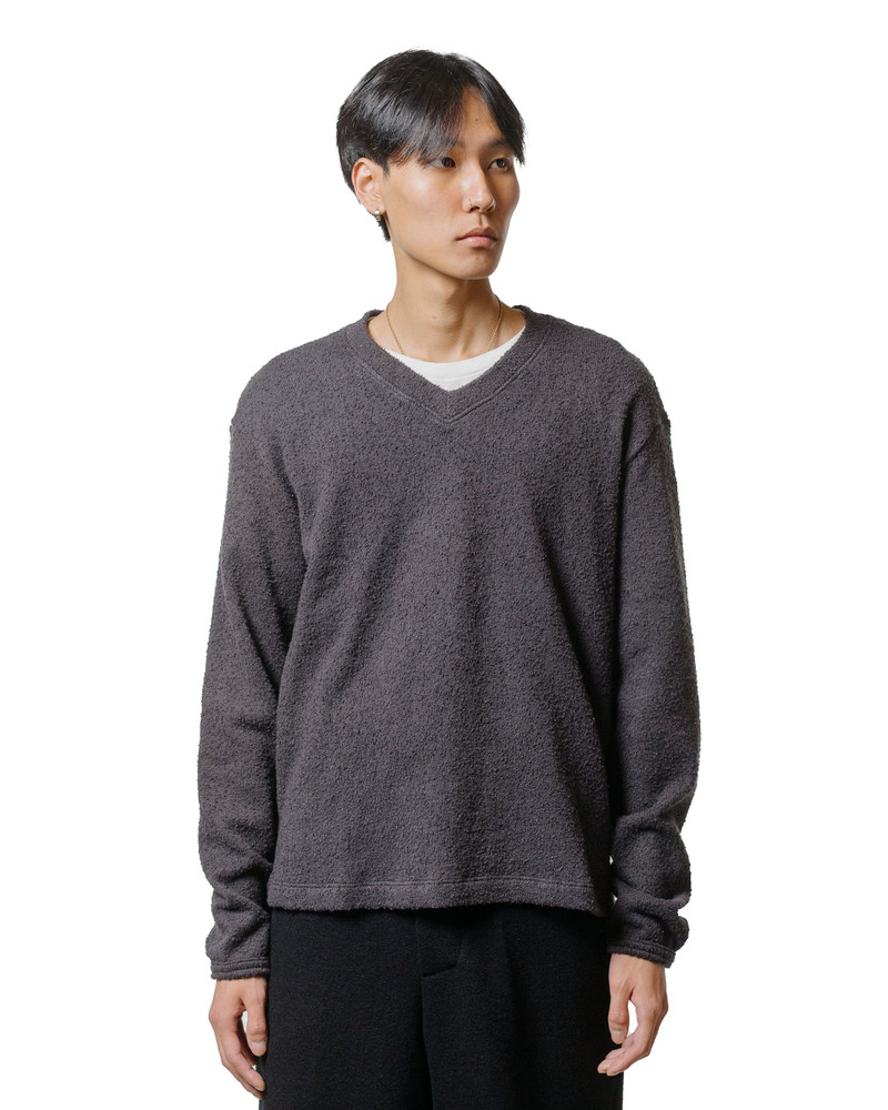 LADY WHITE CO. Teddy High V-Neck Shadow outlook