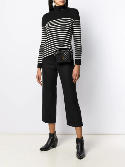 SAINT LAURENT striped knitted jumper outlook