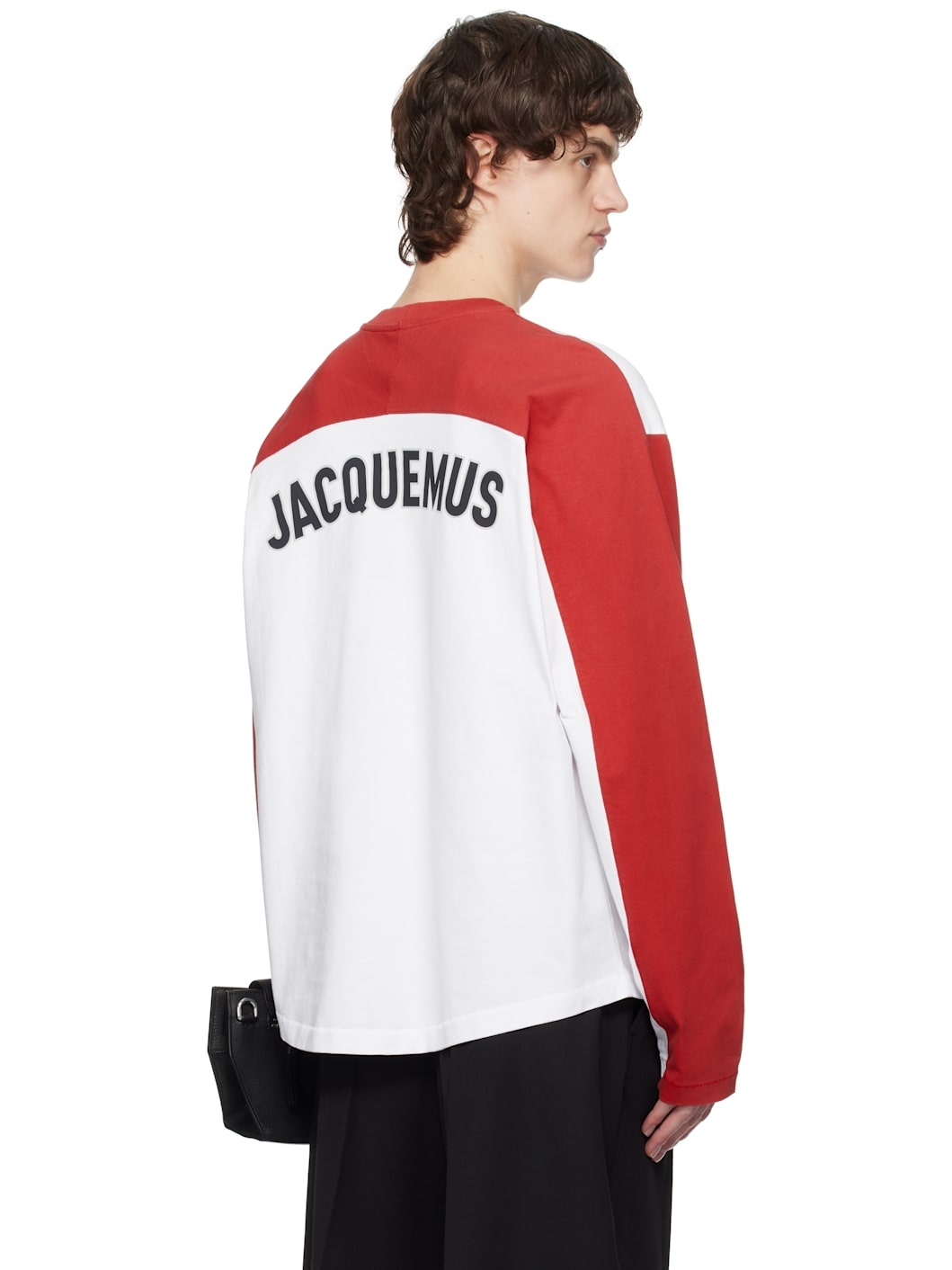 Red & White La Croisière 'The Baseball long-sleeve' T-shirt - 3