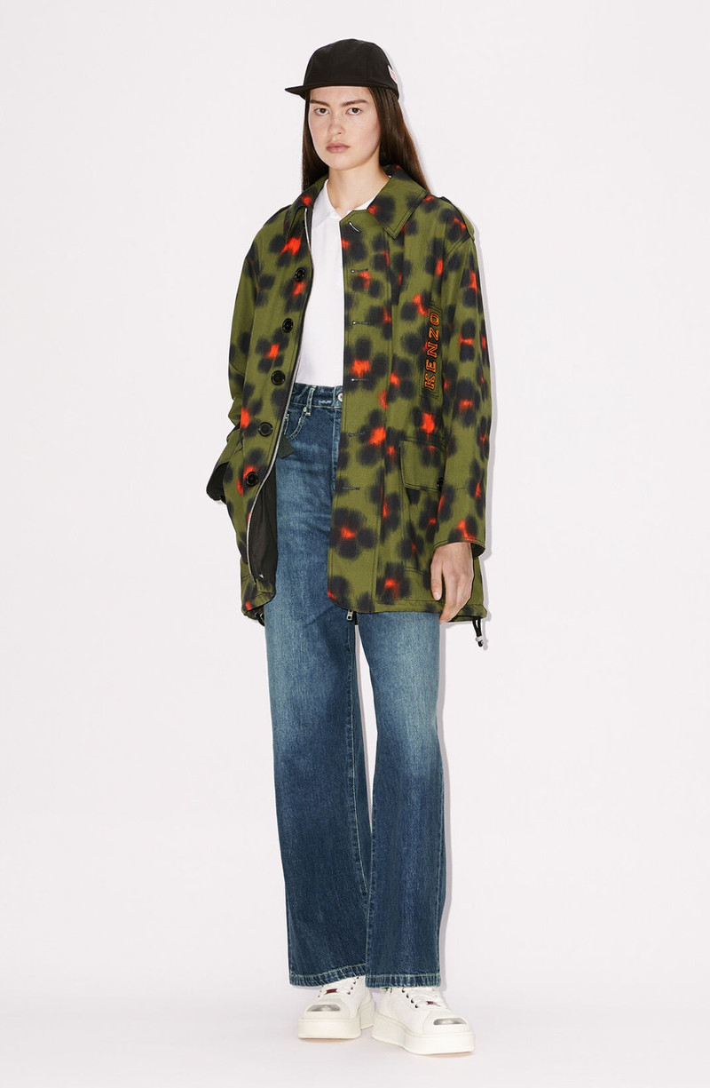 KENZO 'Hana Leopard' parka outlook