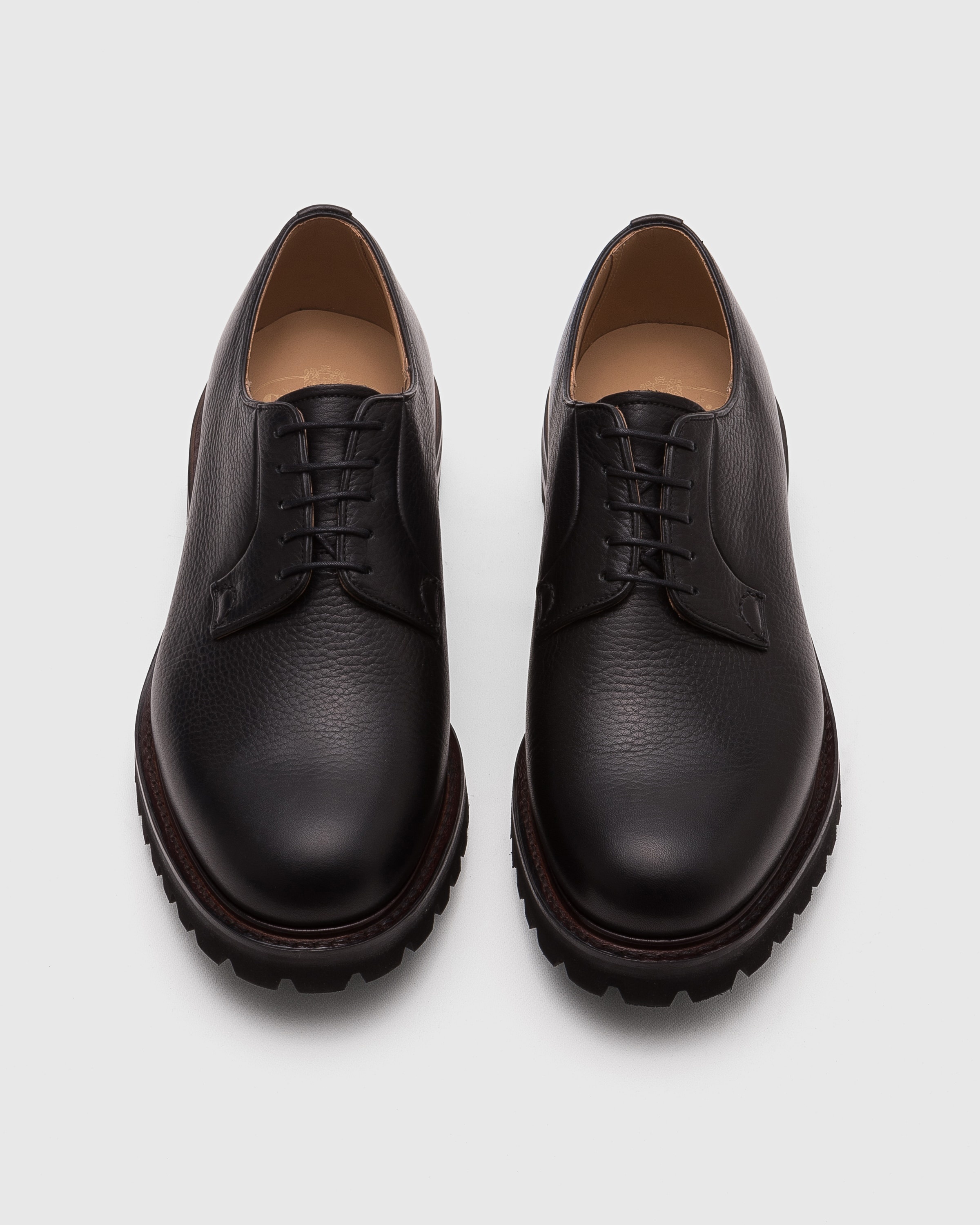 Soft Grain Calf Leather Derby - 5