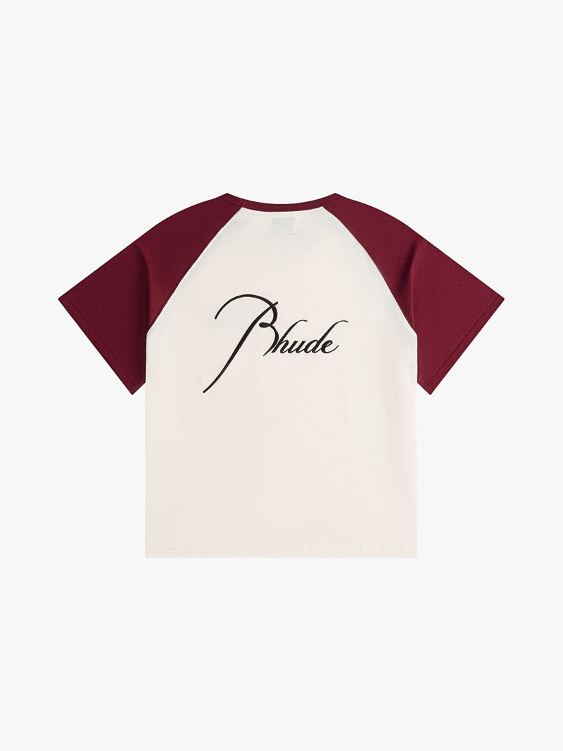 Rhude RAGLAN LOGO TEE outlook