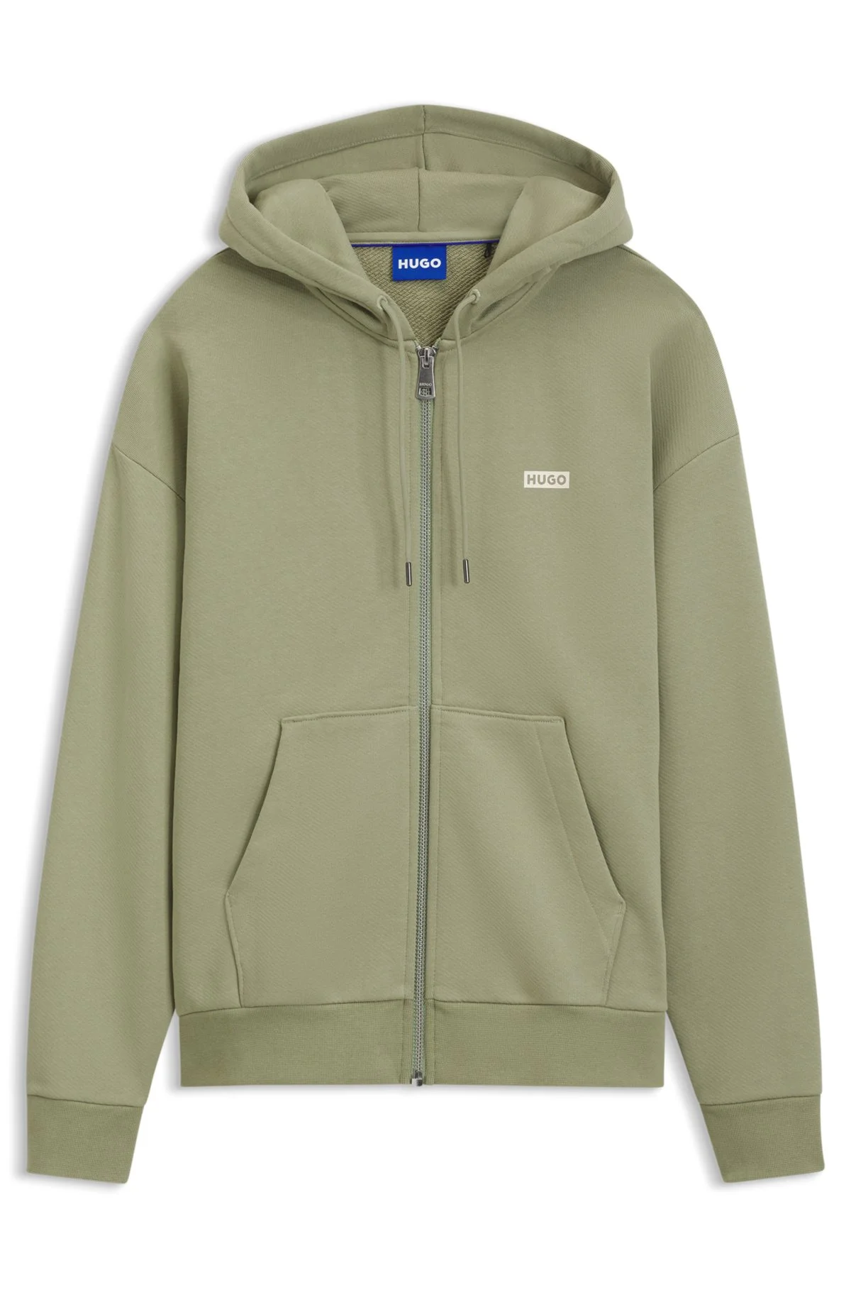 LOGO-PRINT HOODIE IN COTTON TERRY - 1