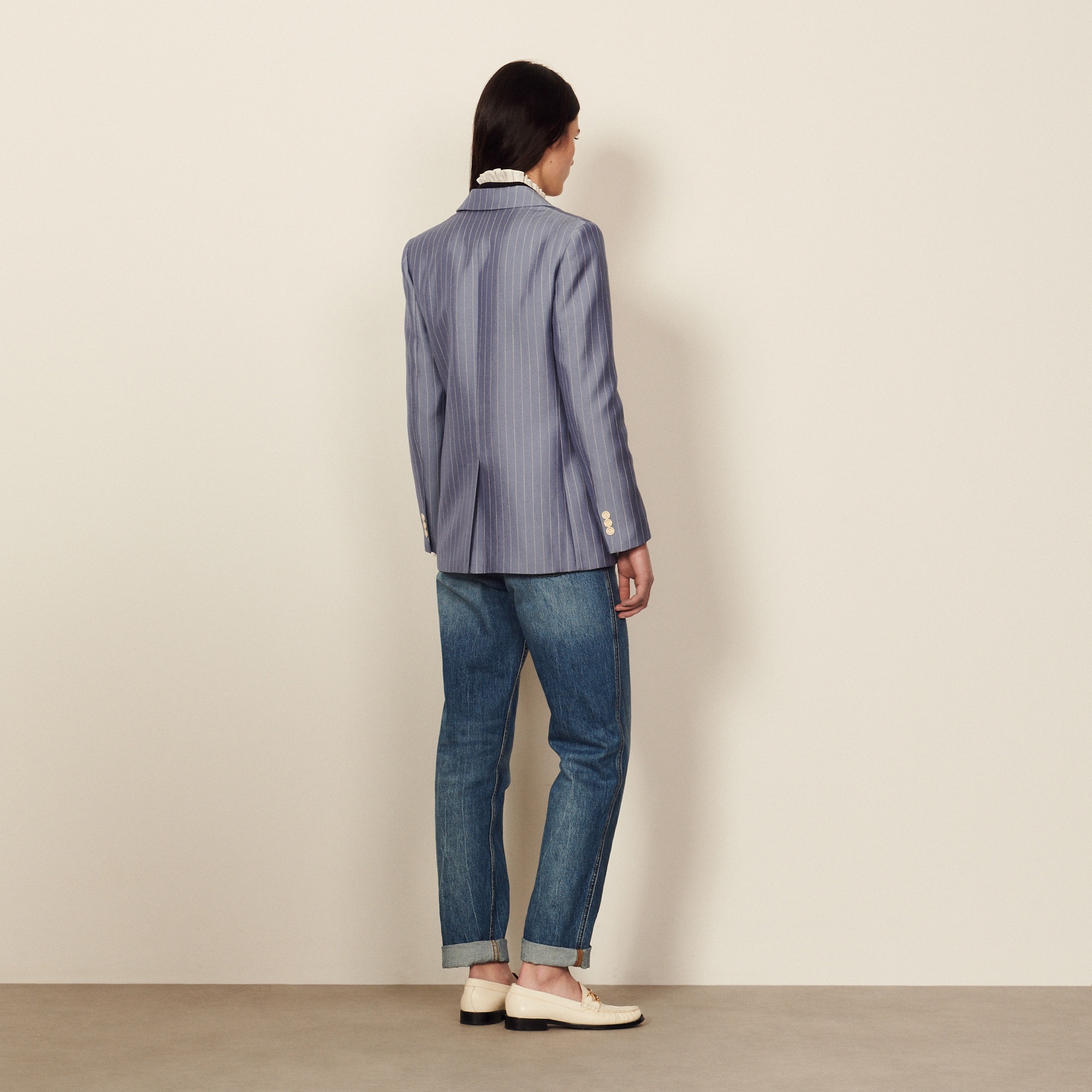 Striped tailored jacket - 3