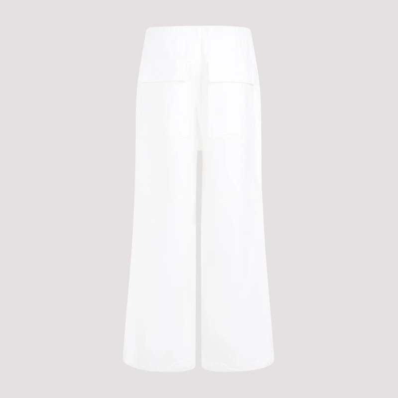 Jil Sander COTTON PANTS IN PORCELAIN COLOR outlook