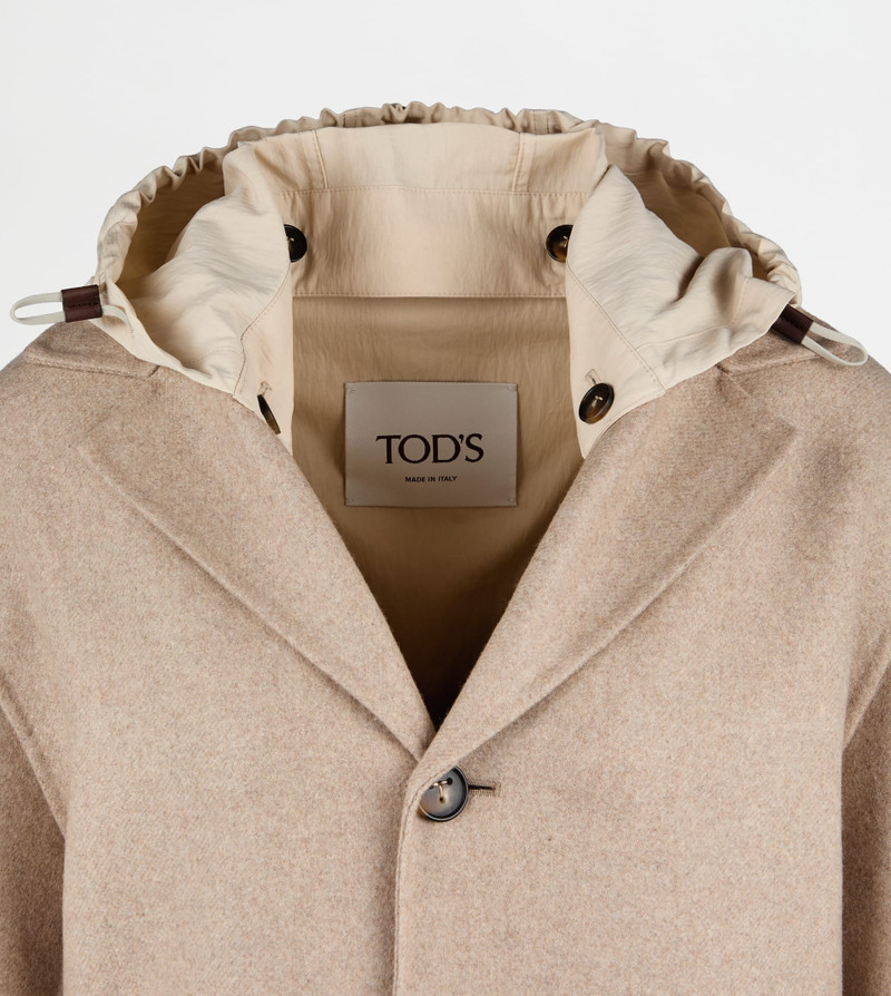 JACKET IN DOUBLE CASHMERE - BEIGE 8