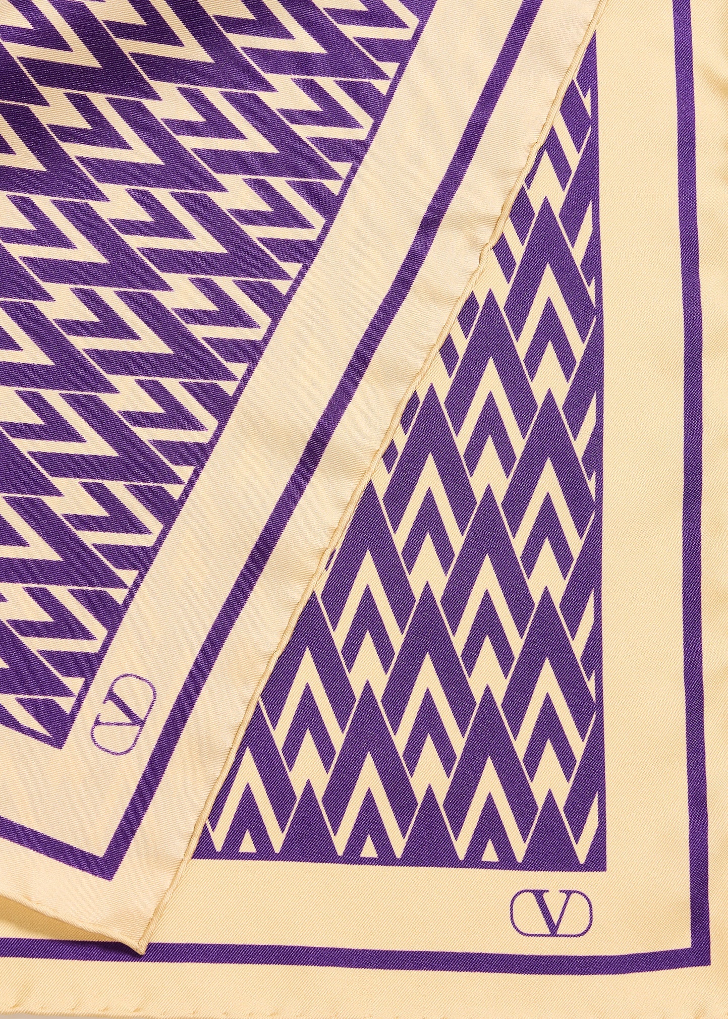 Monogram-Print Silk Scarf - 4