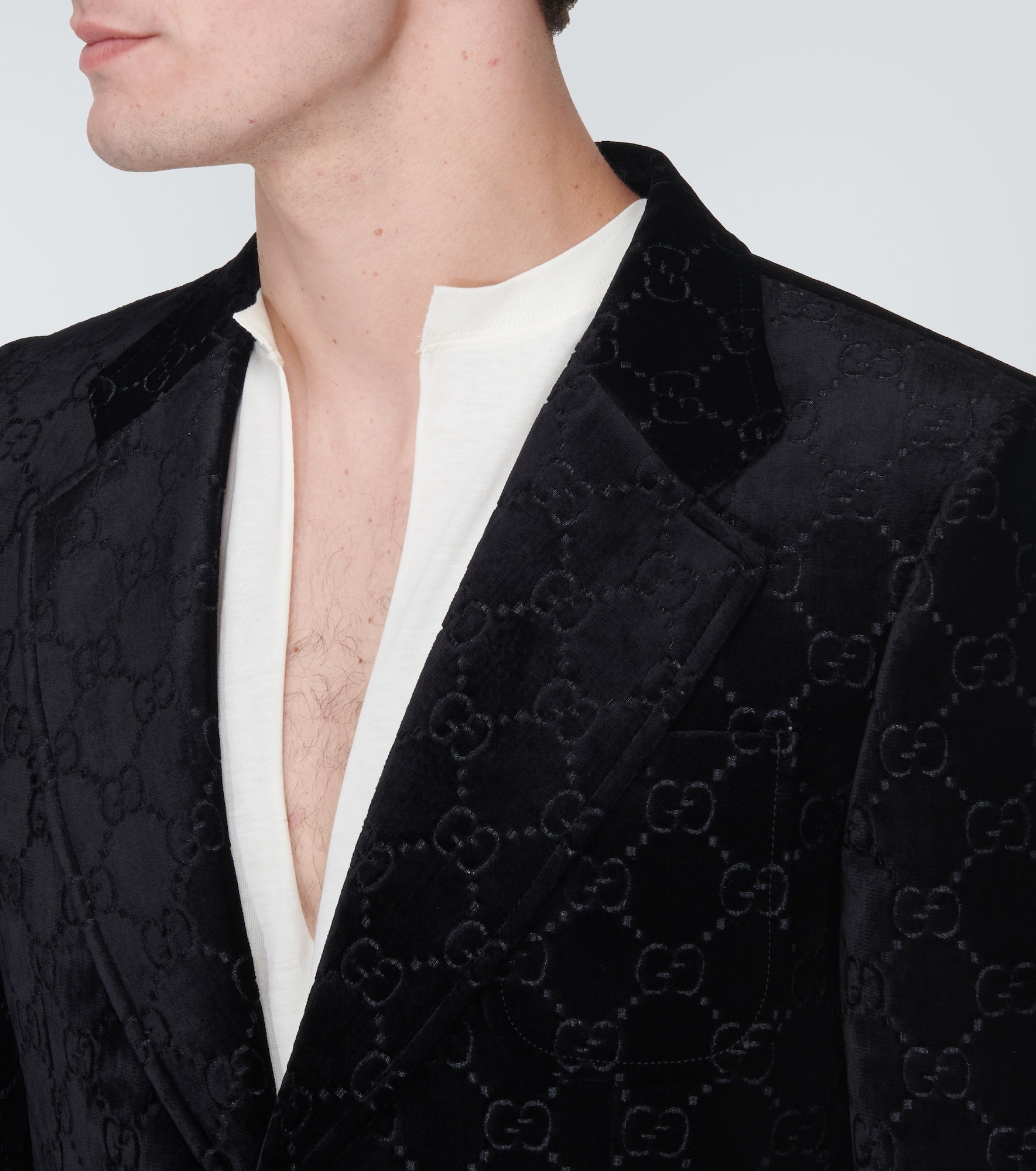 GG single-breasted blazer - 6