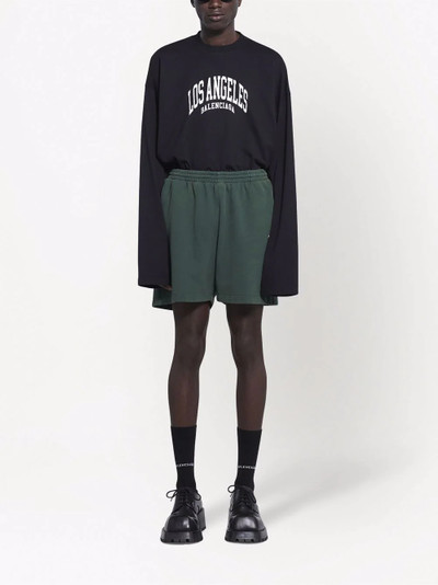 BALENCIAGA Los Angeles track shorts outlook