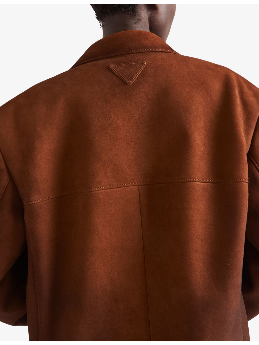 Single-breasted suede jacket - 5