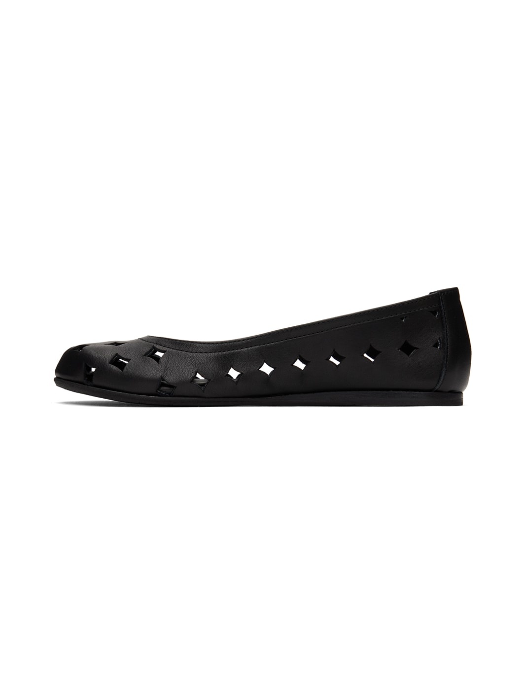 Black Cyclopes Ballerina Flats - 3