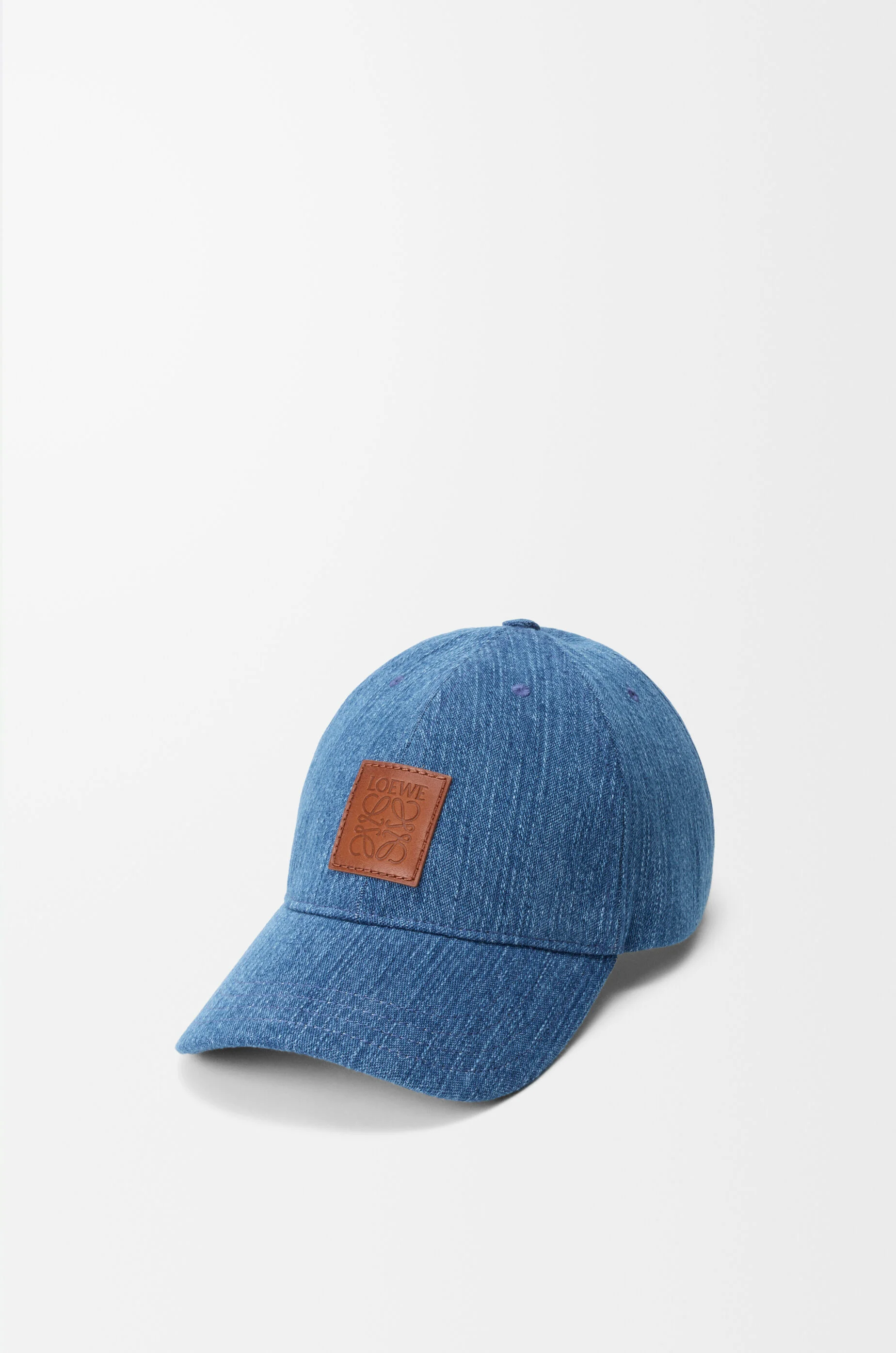 Patch cap in denim - 1