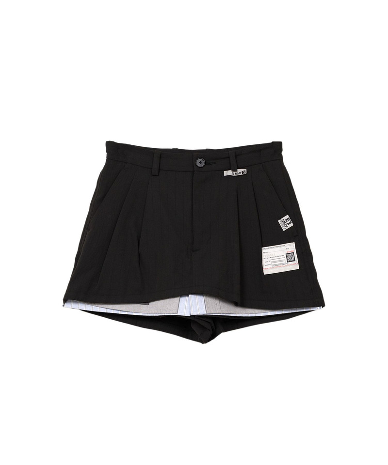 Triple Layered Stripe Shorts 15