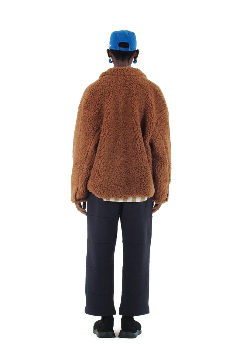 SUNNEI OVER JACKET / teddy / chestnut outlook
