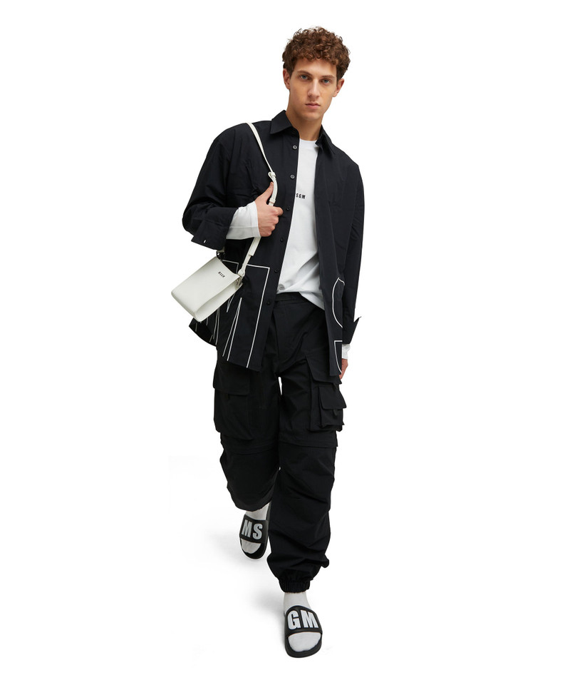 Mini tote bag with micro-logo 6