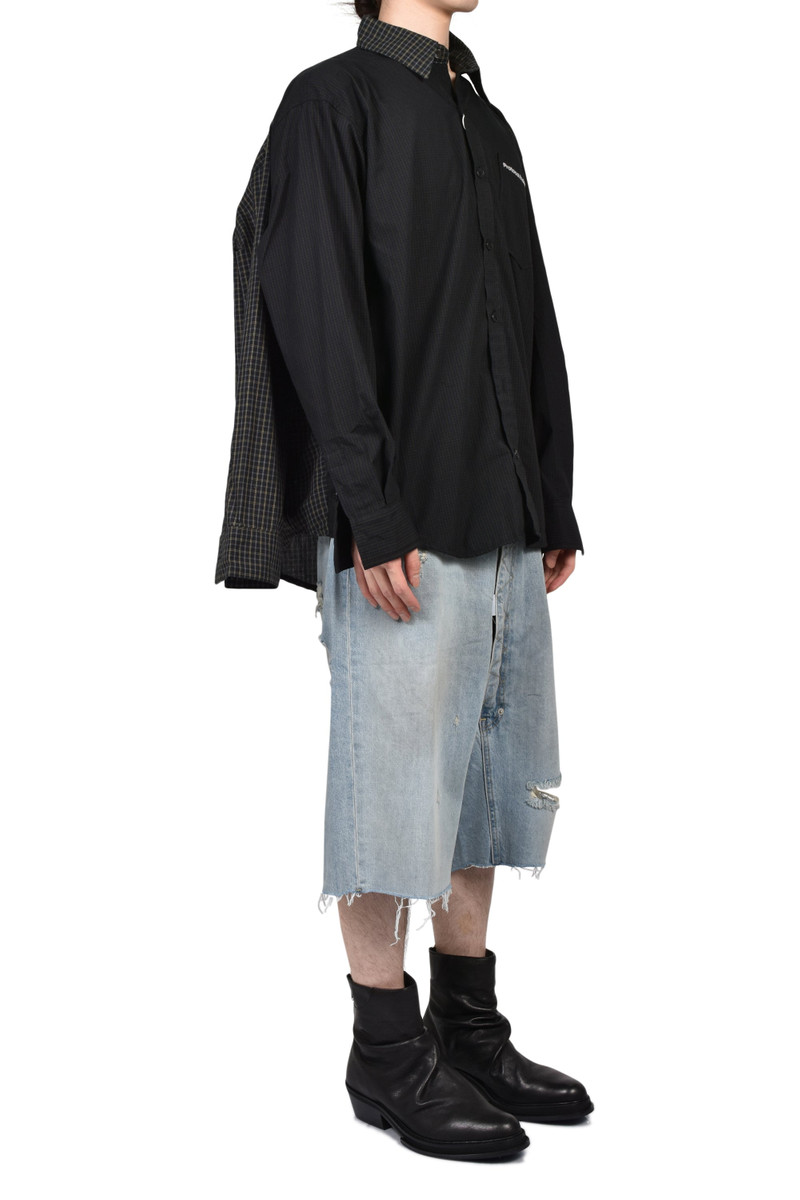 LONG ZIPPER SHORTS / BLUE 4