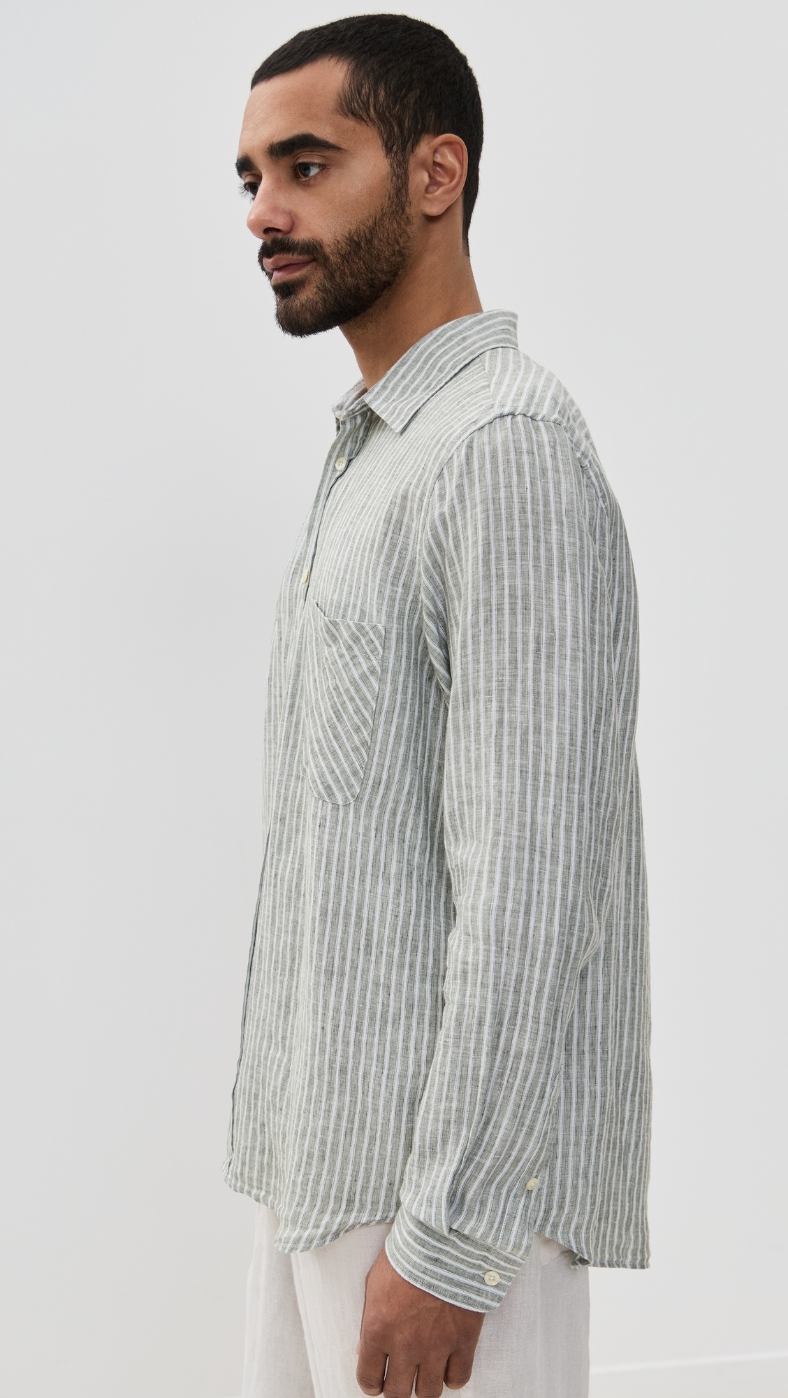 Telles Lined Striped Shirt - 3