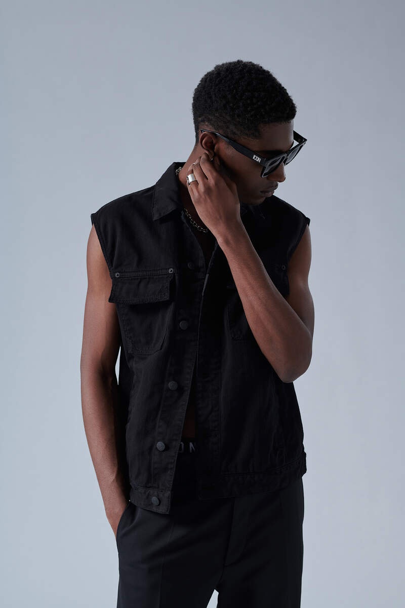 ICON DENIM VEST - 3